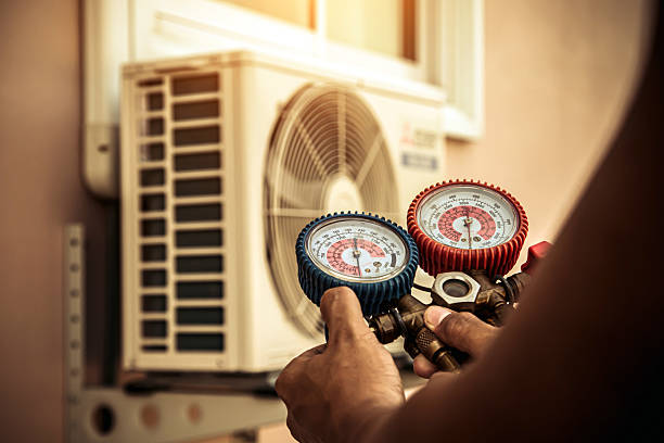 Professional Hvac Installation technician working in Marion, KS
